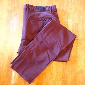 Zara Man Basic Collection Chino's - Men's 36 - Maroon